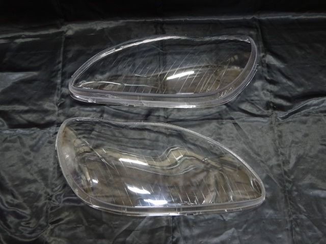 新品 社外 リペア レンズ ベンツ W220 Sクラス 後期 ヘッドライト用 左右セット 在庫有り! 即納!