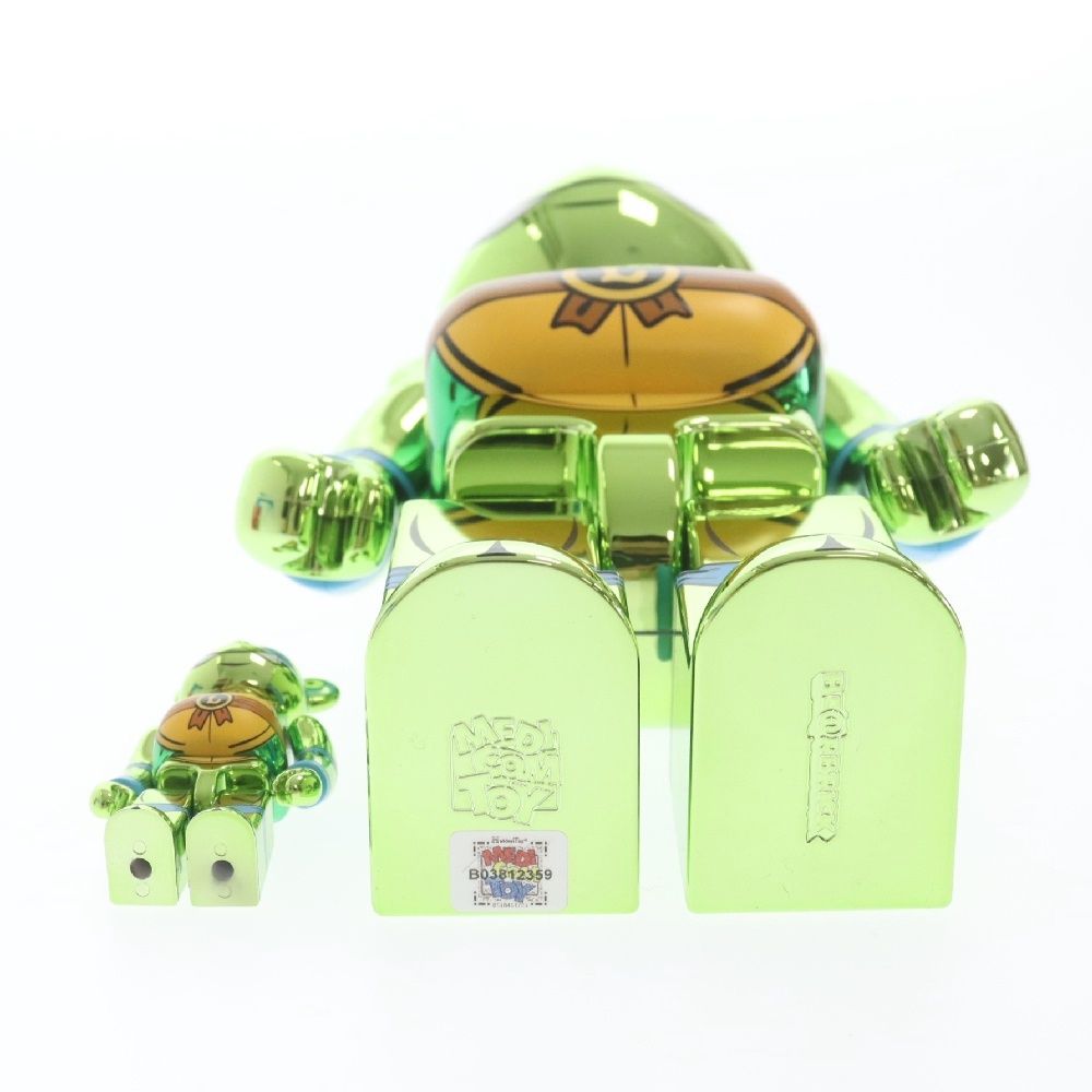 美品 メディコム トイ ベアブリック ティーンエイジ ミュータントニンジャ タートルズ レオナルド 1000％ プラスチック 0734【中古】MEDICOM TOY BE@RBRICK 美品 メディコム トイ ベアブリック ティーンエイジ