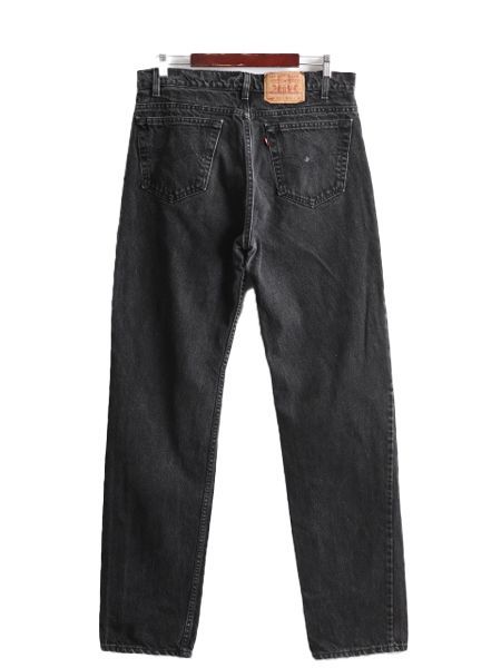 90年代 Levi's 505 ブラック ストレートデニム お得なクーポン配布中!】 90s USA製 リーバイス 505 ブラック