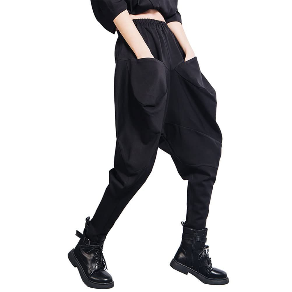 在庫 美脚 着痩せ 細身 袴パンツ 春 モード系 v系 ヒップホップ 秋 ファッション きれいめ レディース 冬 サルエルパンツ X-CHEN