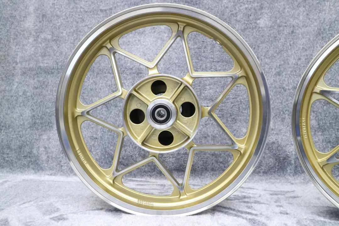 ゼファー400 専用 キャストホイール 金 / ZR400C 89-95年式