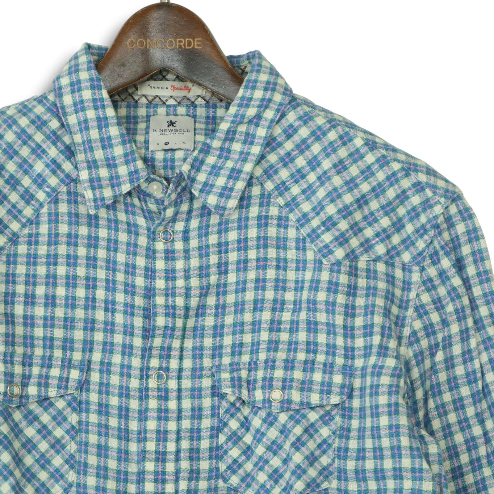 R.NEWBOLD ポールスミス 春夏 SHIRTS A Speciality 麻 リネン100