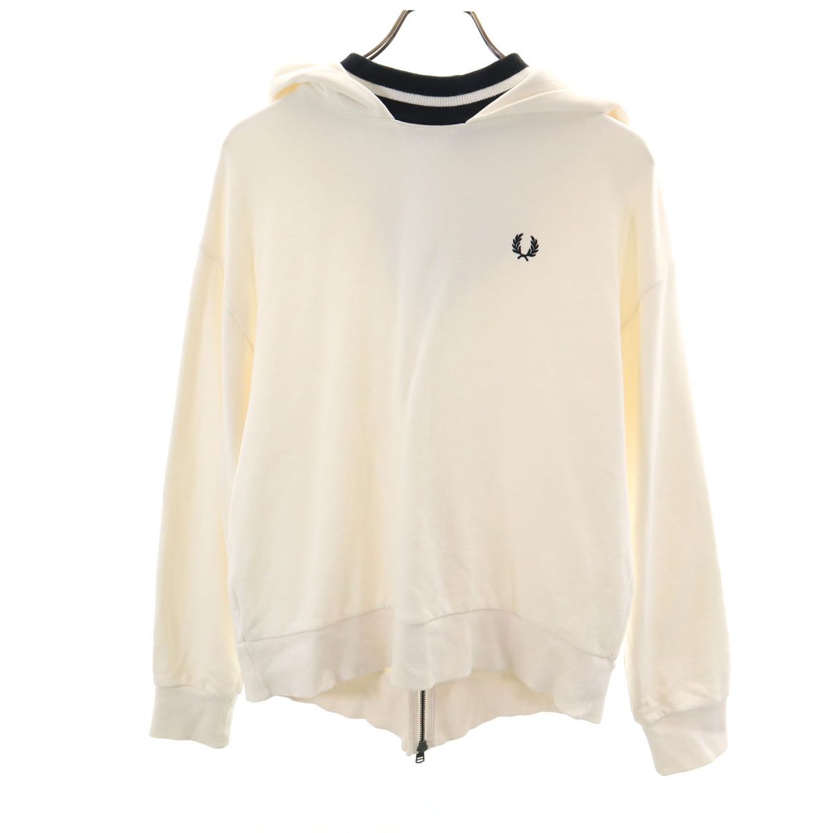 FRED PERRY フレッドペリー 長袖 バックジップ パーカー 10 オフ 