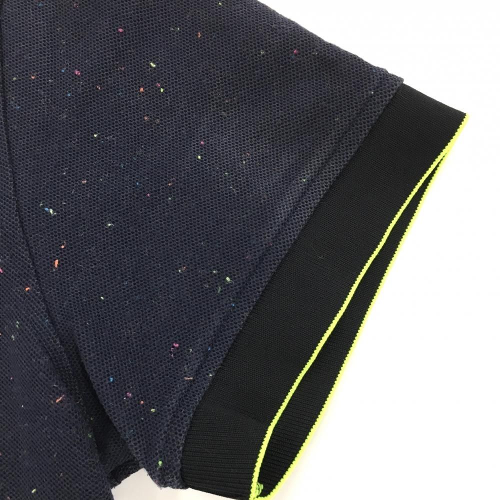 ☆値下げ☆マークアンドロナ×Disney 半袖ポロシャツ ネイビー×蛍光