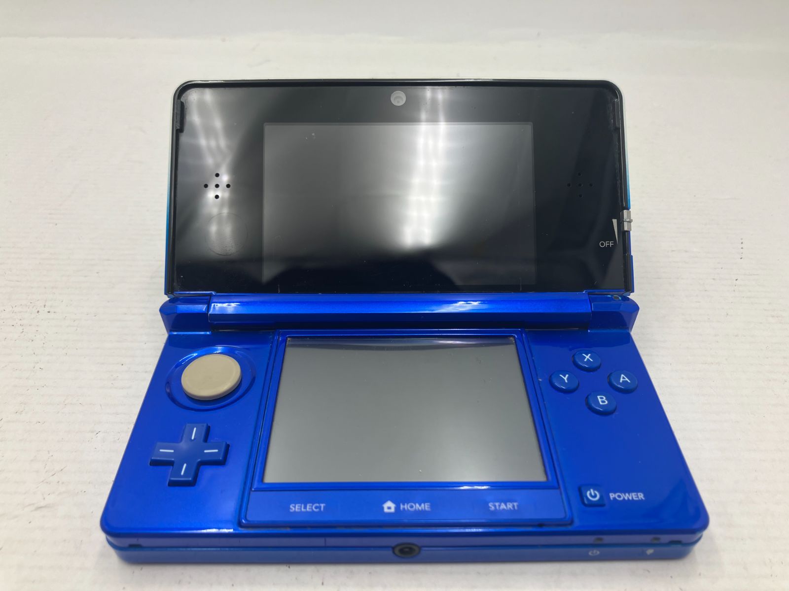 01m1878 Nintendo 3DS コバルトブルー 本体のみ ニンテンドー 動作確認 