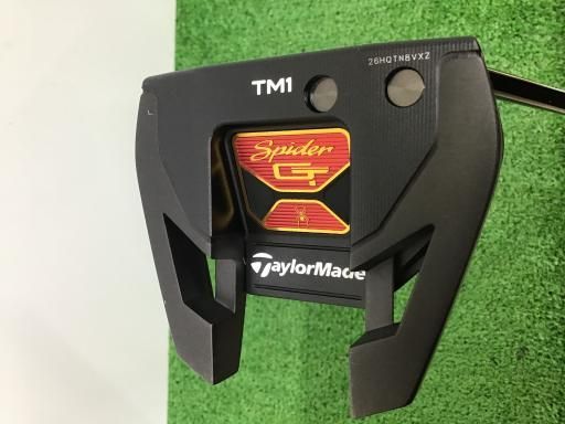 テーラーメイド Spider GT BLACK TM1 33インチ パター PT スチール フレックスその他 メンズ 男性用 右利き 右用 Bランク ゴルフクラブ
