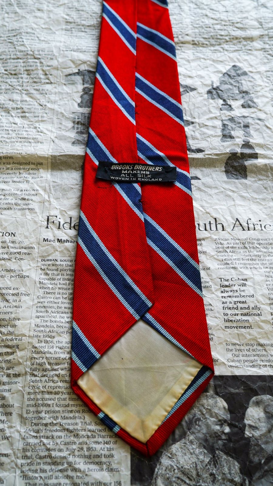 1960s】BROOKS BROTHERS ブルックスブラザーズ レップタイ 《黒