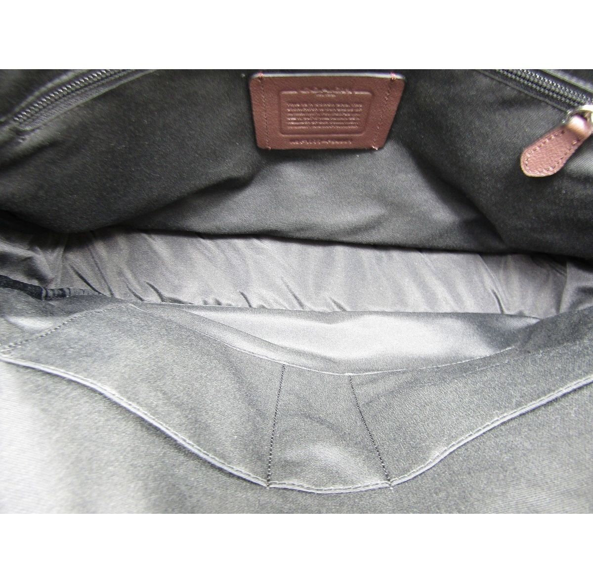 ◇中古美品◇COACH【コーチ】2WAYビジネスバッグ レザー ブラウン