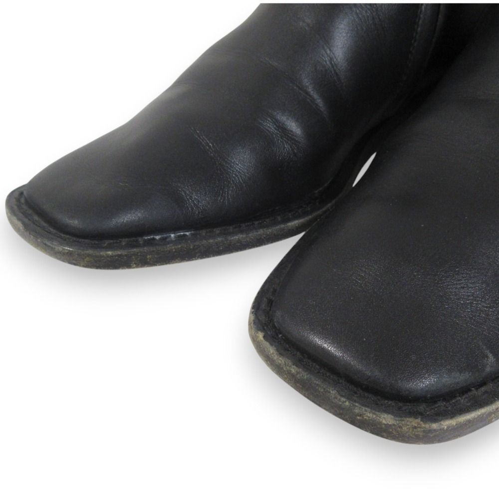 良品 BALENCIAGA バレンシアガ BB LOGO SIDEZIP BOOTS BBロゴ