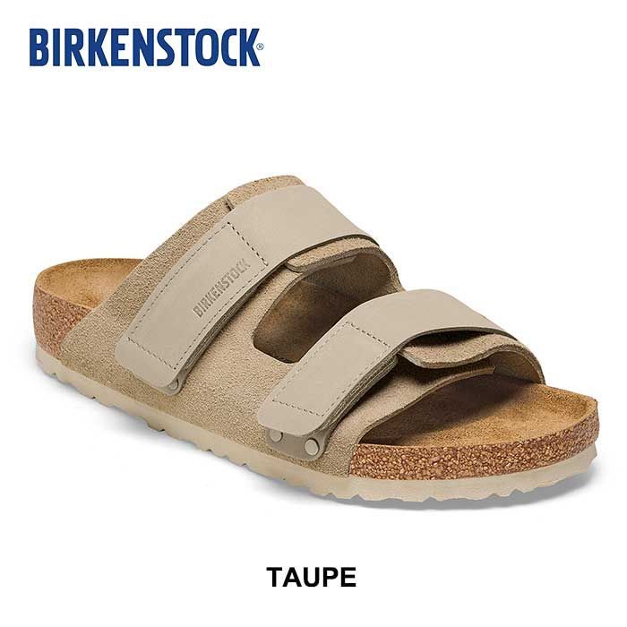 ビルケンシュトック サンダル ウジ レギュラー メンズ レディース ユニセックス ヌバック レザー birkenstock Uji LENB|LEVE R 春夏 トープ 26cm B