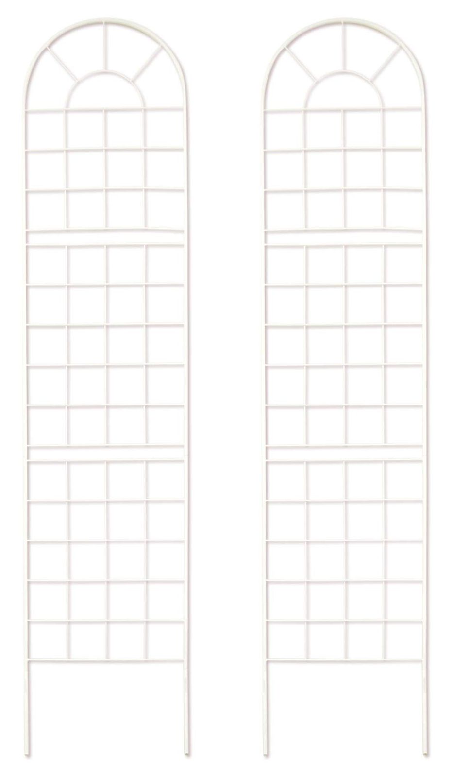 クラシックハイフェンス ハイタイプ ガーデンガーデン 高さ220cm×幅50cm ホワイト 2枚セット アイアントレリス YBIF220CP2P-WHT