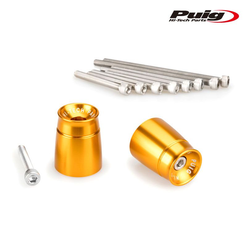 Puig 21029O BAR ENDS SPORT MODEL [GOLD]ハンドル バーエンド プーチ