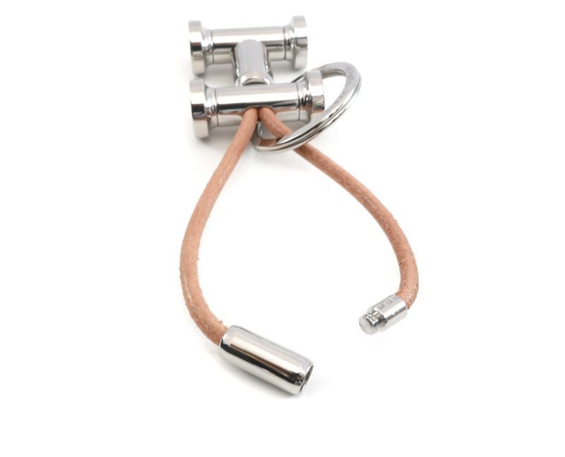 未使用 エルメス キーホルダー モビール H 現行モデル レザー