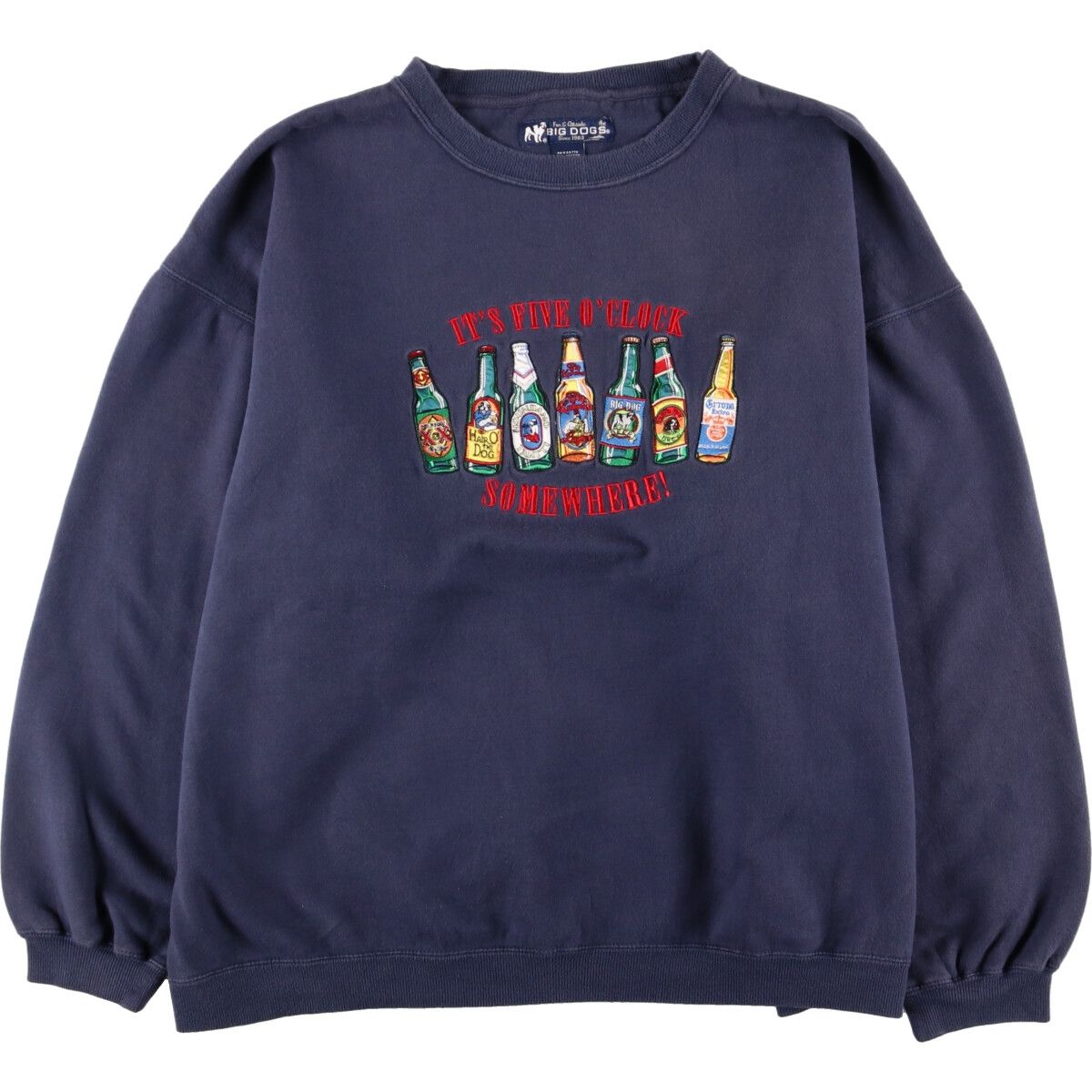 古着 希少 BIG DOGS スウェット ビンテージ Big Dogs Sweatshirt, Crew Hoodies & Sweatshirts for Men for