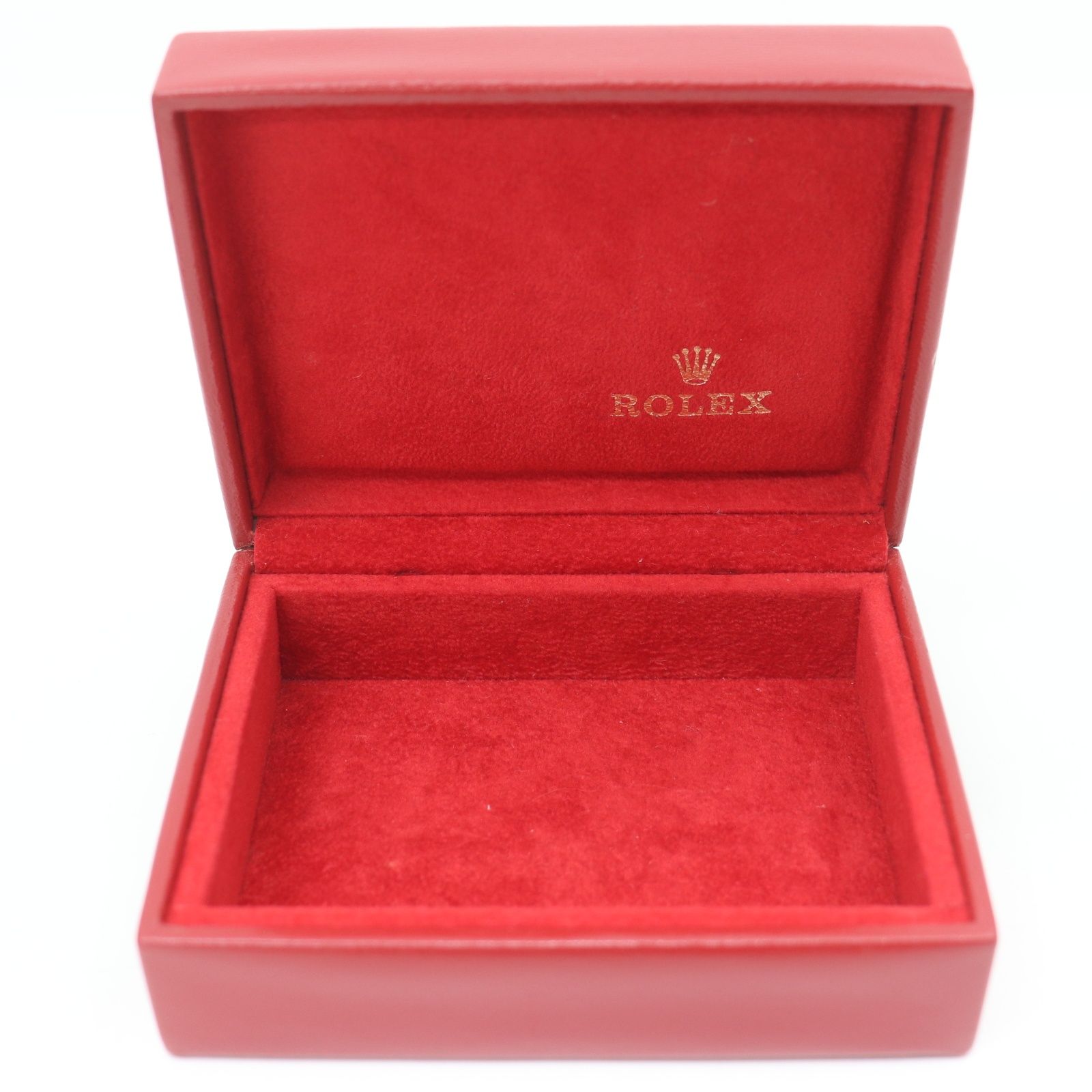 【ロレックスROLEX純正　赤　空箱】ヴィンテージ　時計箱　レディース 正規美品】ロレックス 空箱 腕時計 BOX ケース 赤/レッド