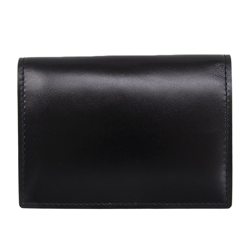 ♥ ガンゾ GANZO 商品 57945 CORDOVAN コードバン 定期入れ 名刺入れ パスケース カードケース 黒 メンズ ビジネス 定価29700円