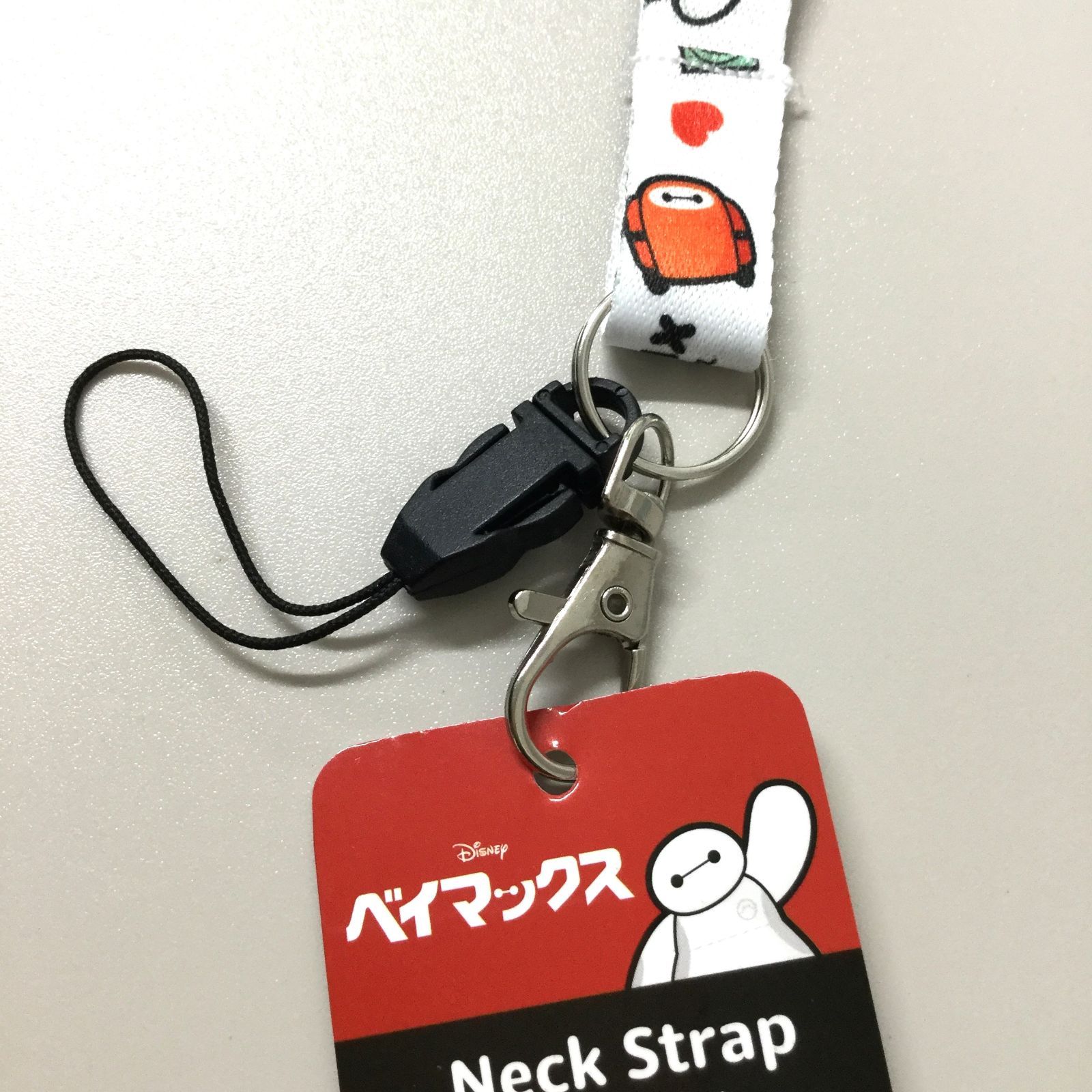 k038【新品・未使用品】ディズニー ベイマックス ネックストラップ 2
