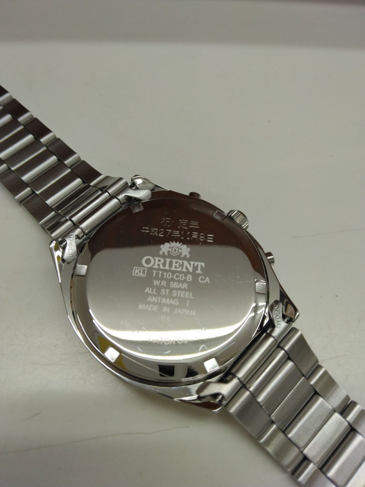 ORIENT オリエント　TT10-C0-B クロノグラフ　クォーツ Yahoo!オークション - ORIENT オリエント TT10-C0-B 腕時計