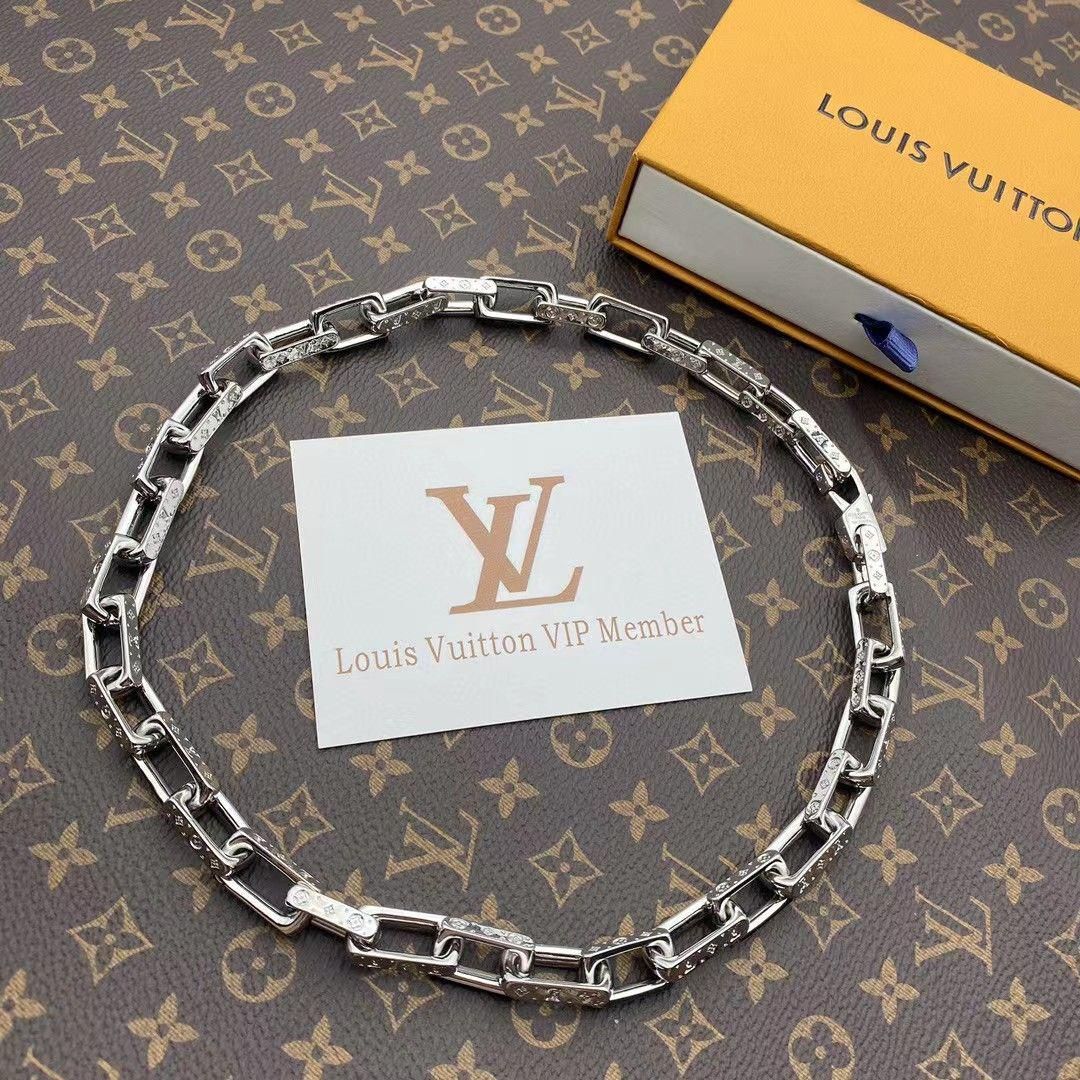 新品 LOUIS VUITTON コリエチェーンモノグラム ネックレス