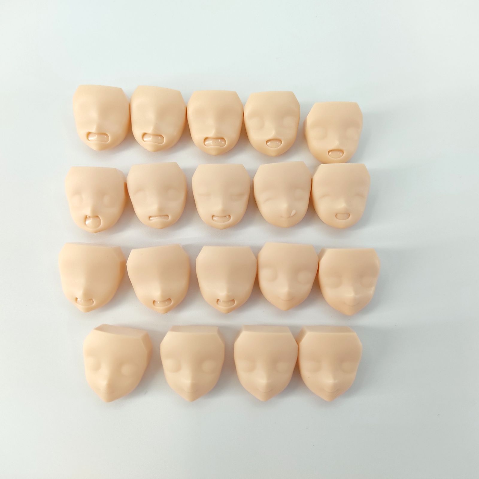 美少女プラモ【未検品/ジャンク】無地フェイスパーツ タンポ無し