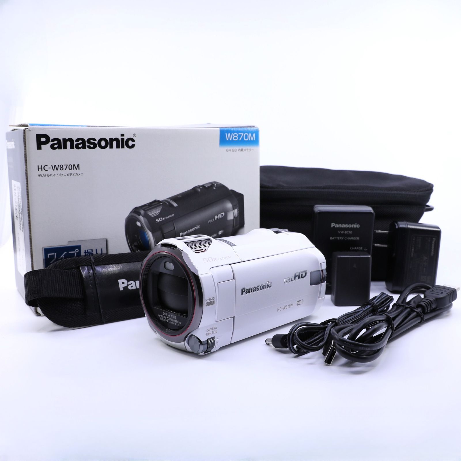 品】デジタルハイビジョンビデオカメラ Panasonic HC-W870M - ビデオカメラ