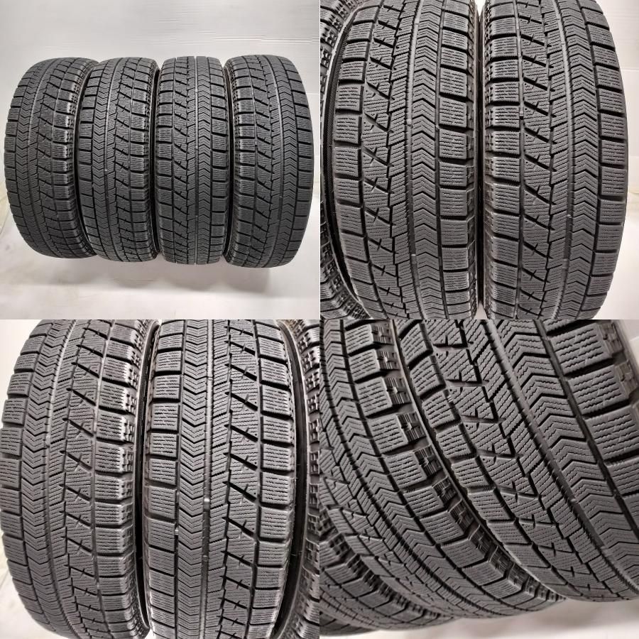 ＜スタッドレス & ホイール 4本＞ 155/65R13 ブリヂストン VRX   13x4.00B トヨタ製 4H -100 スズキ ダイハツの軽に！    中古