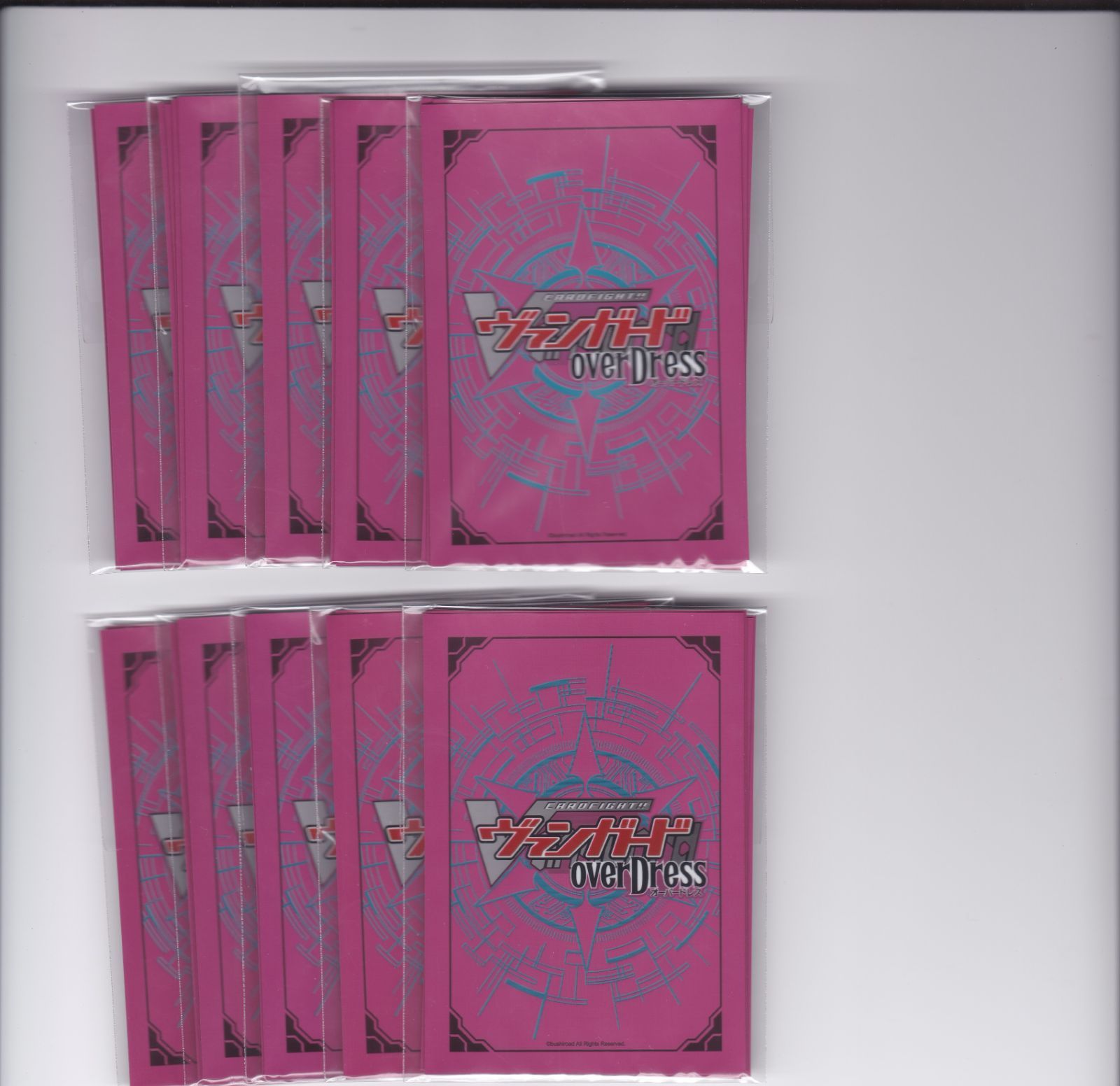 ヴァンガード overDress イメージカラースリーブ 未開封 7種セット 桃山ダンジ 40枚 カラーイメージスリーブ BOX購入特典 ヴァンガード