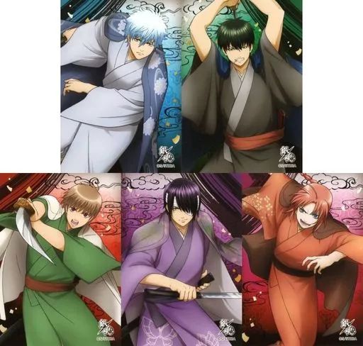 中古】キャラカード 集合 JF2023限定生ブロマイド＜5枚セット＞ 「銀魂