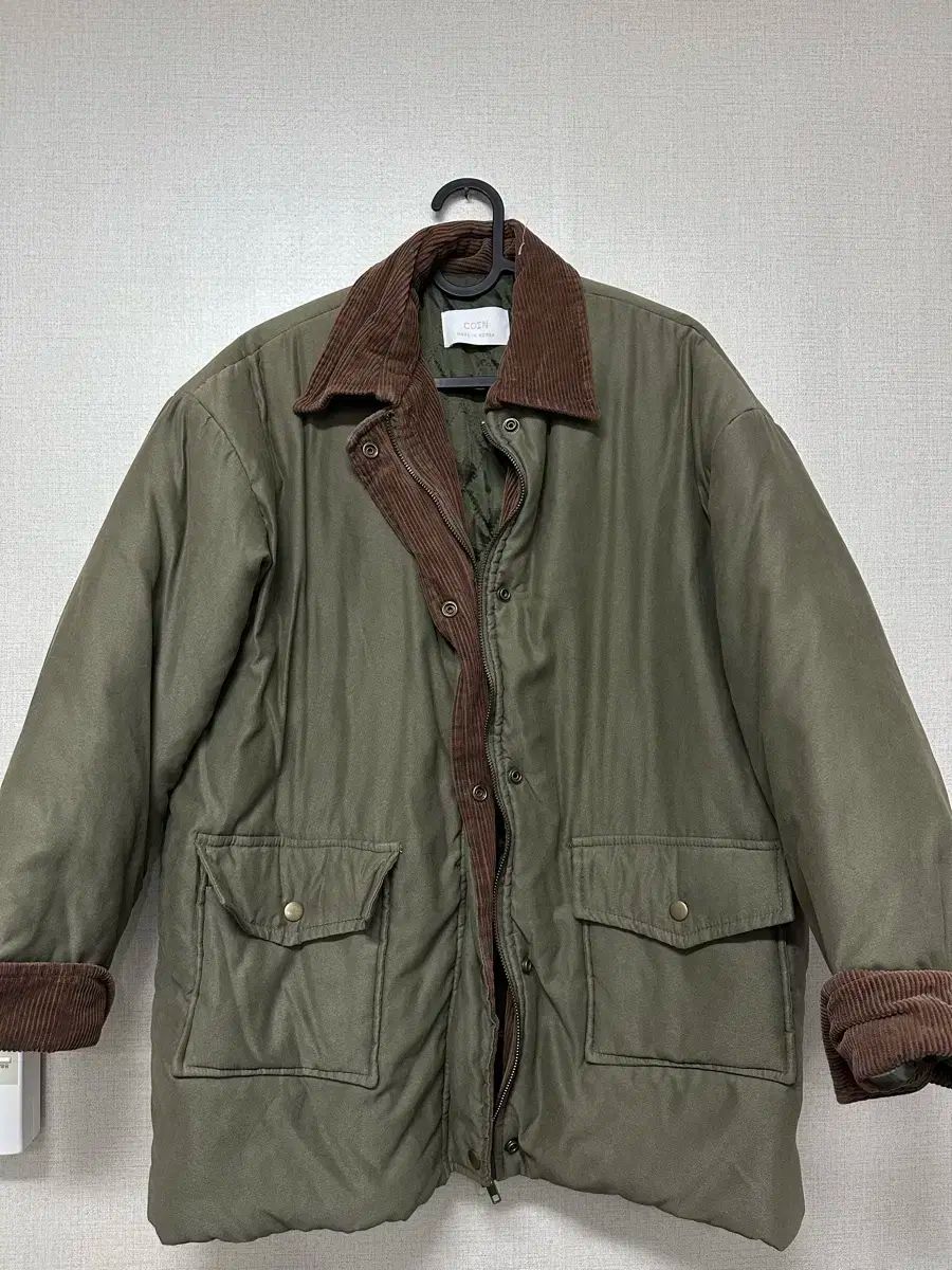 コーデュロイ KARA マウンテンパーカー アウター カーキ