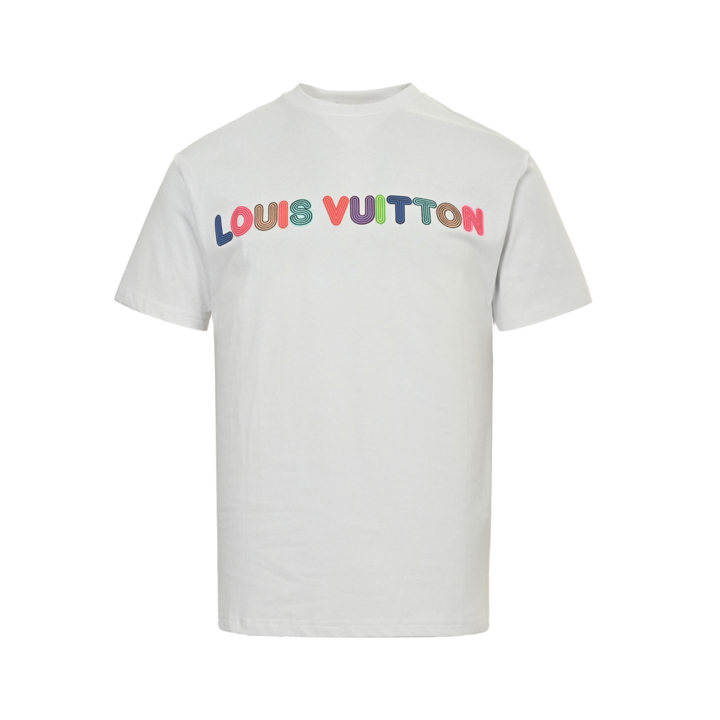 【今日特価】Louis Vuitton 22SS レインボー T シャツ-3