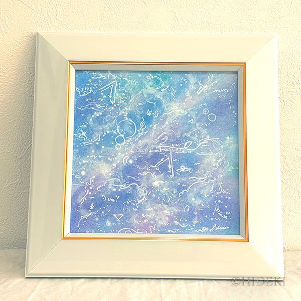 抽象画パステルアート