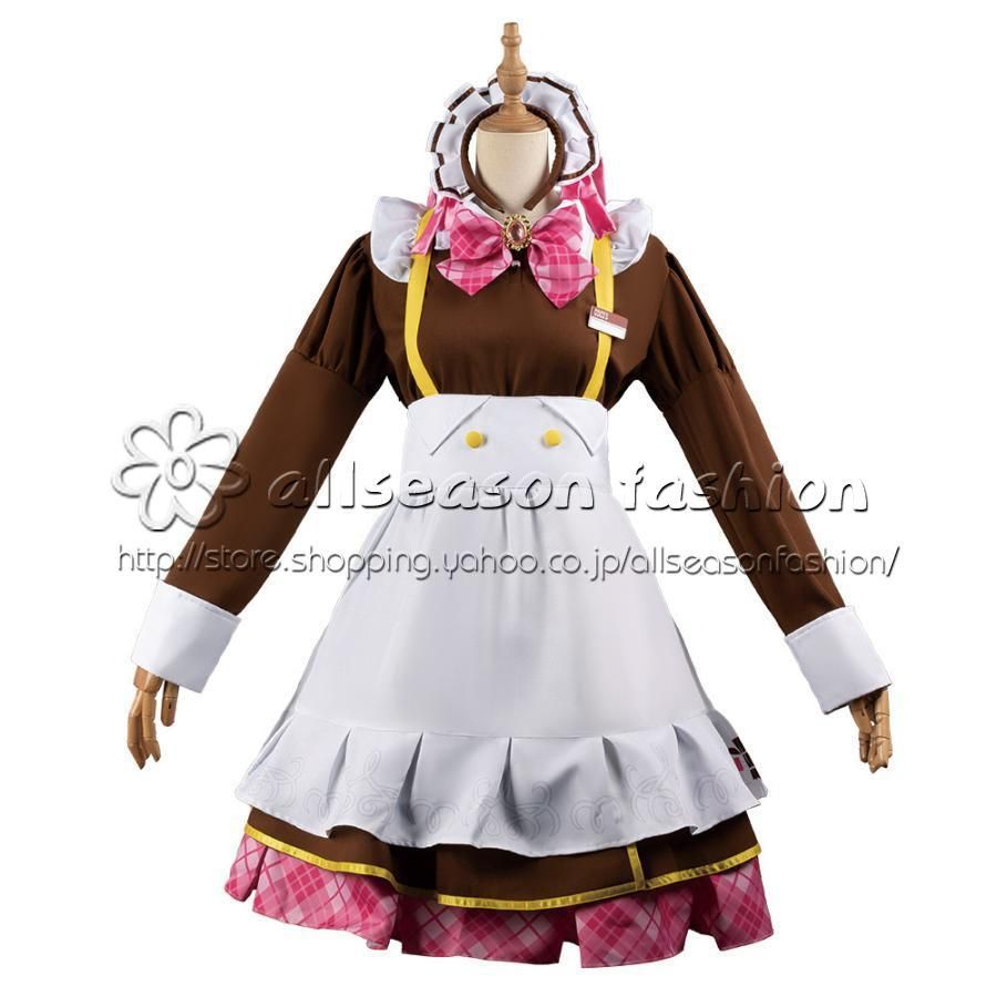 バーチャルYouTuber Vtuber ココスコラボ衣装 メイド服 笹木咲 コスプレ衣装
