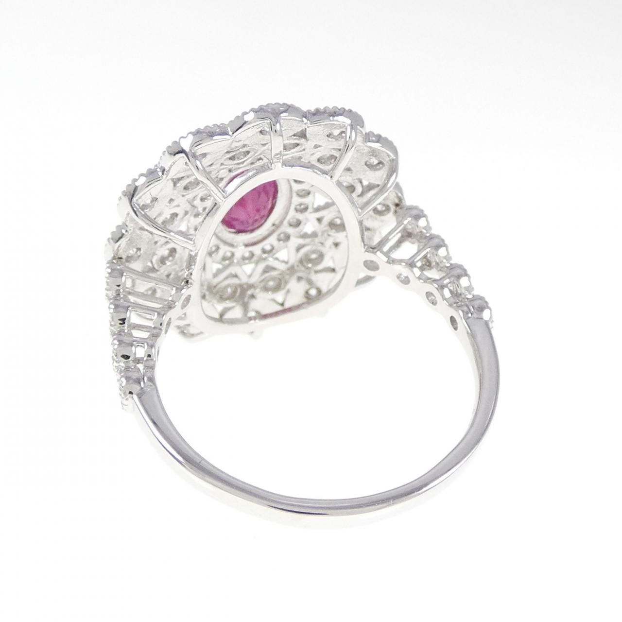 PT950 ルビー リング 1.01CT ビルマ産 - メルカリ 