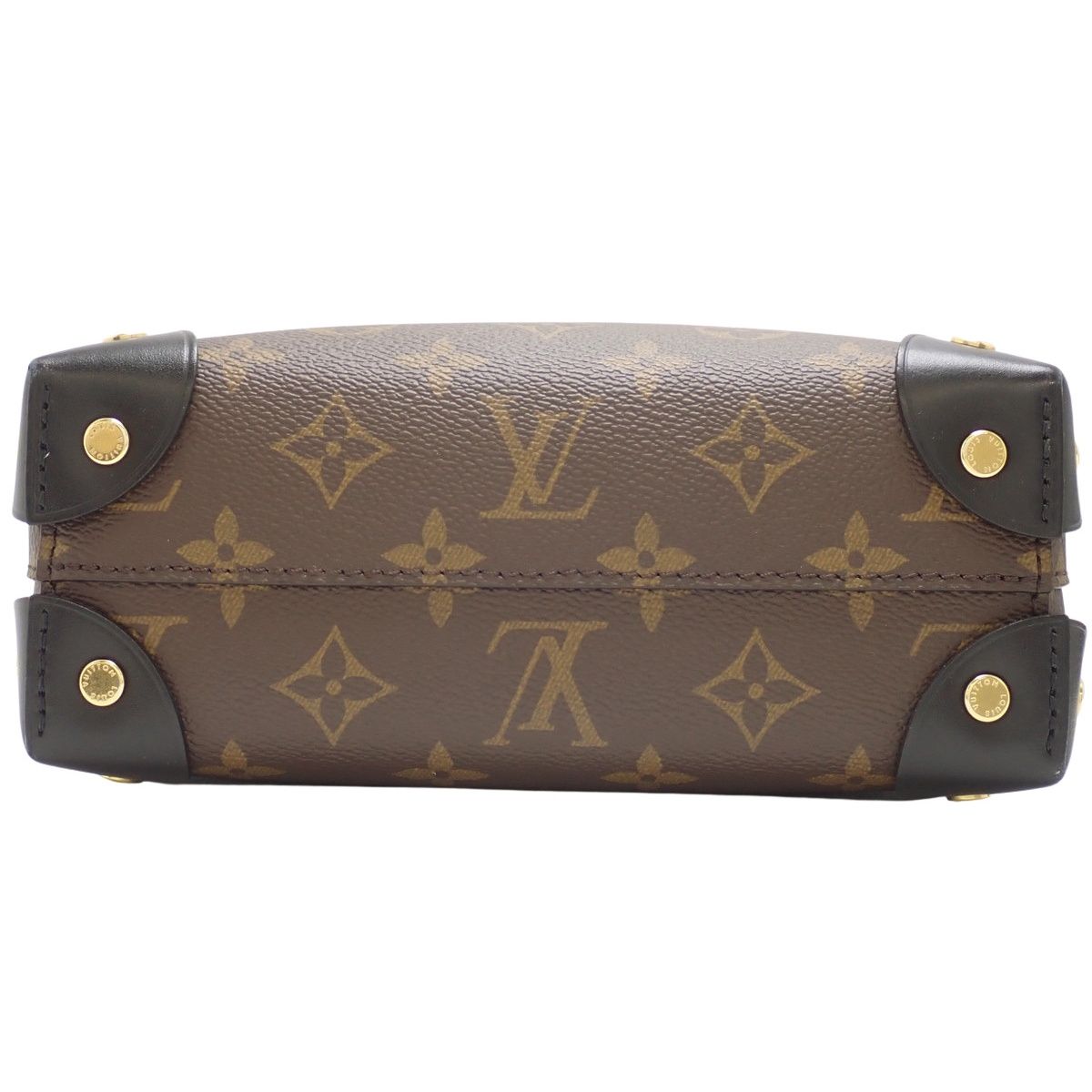 ルイヴィトン バッグショルダーストラップ ブラウン 肩掛けストラップ 斜め掛け LOUIS VUITTON(ルイ・ヴィトン) モノグラム プティット・マル