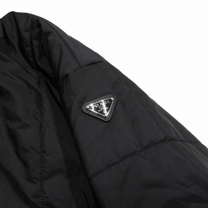 美品 2020年 プラダ PRADA トライアングルロゴ 中綿 ジャケット