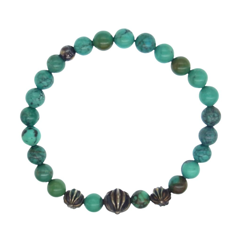 CHROME HEARTS クロムハーツ（原本有） ブレスレット BEAD クロス 