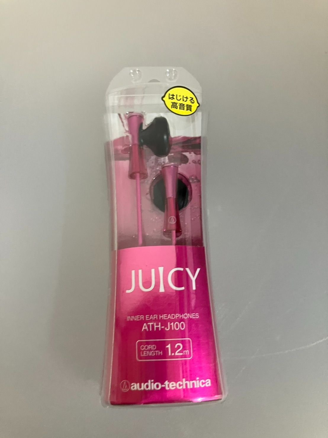 オーディオテクニカ JUICY イヤホン インナーイヤー型 ピンク ATH-J100 PK