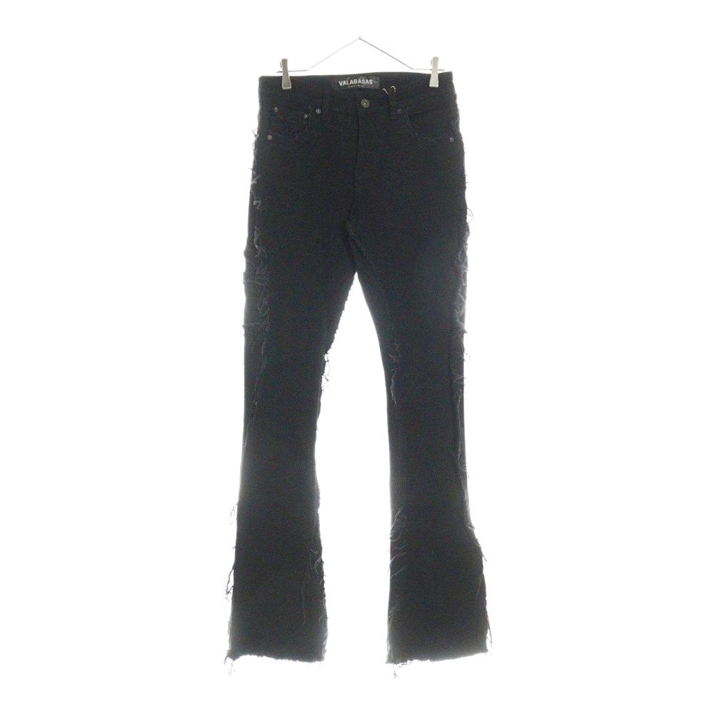 VALABASAS フレア フリンジ デニム VALABASAS バラバサス スタックフレアカーゴフリンジデニム 新品