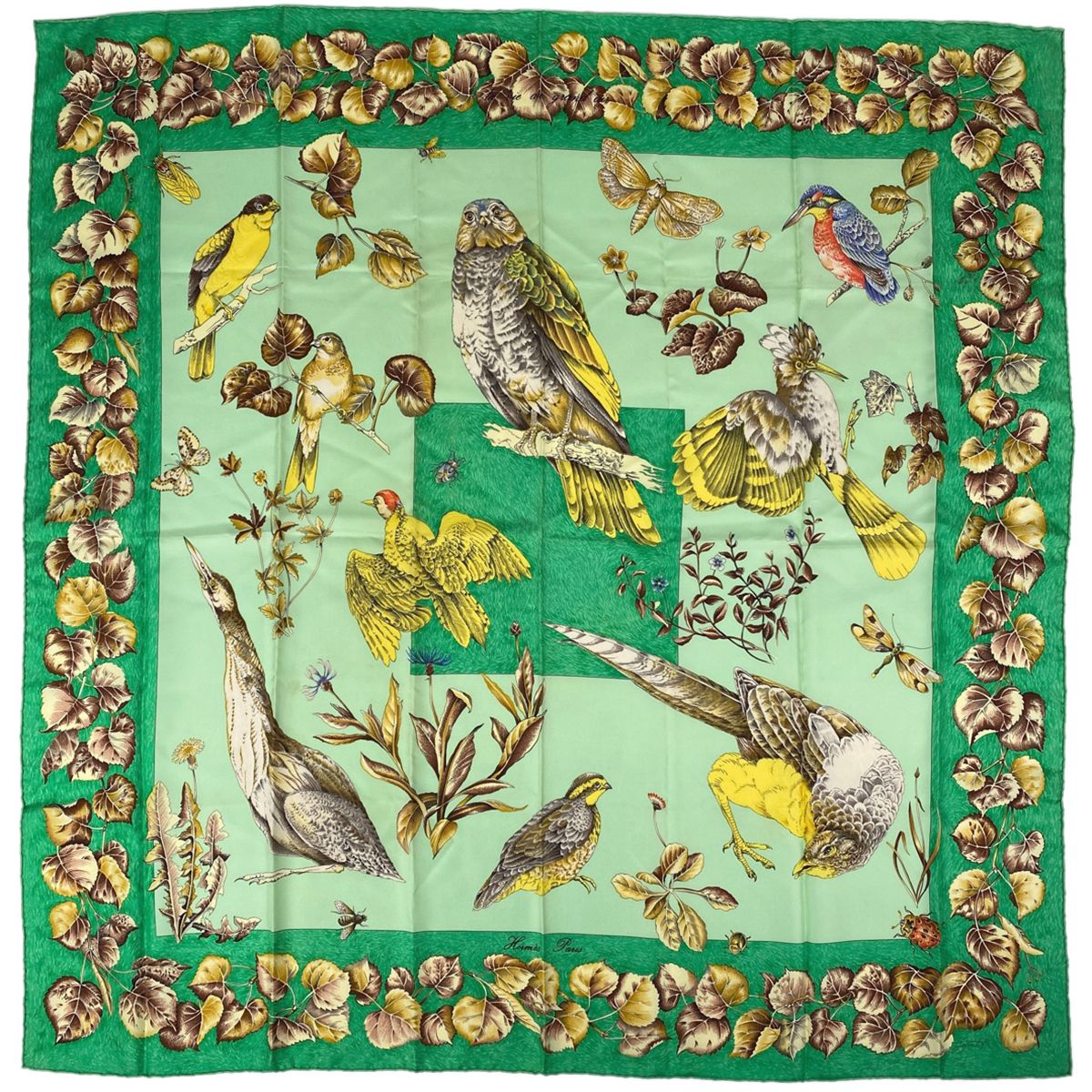 エルメス カレ90 La vie au grand air 大判スカーフ エルメス カレ90 La vie au grand air 大判スカーフ