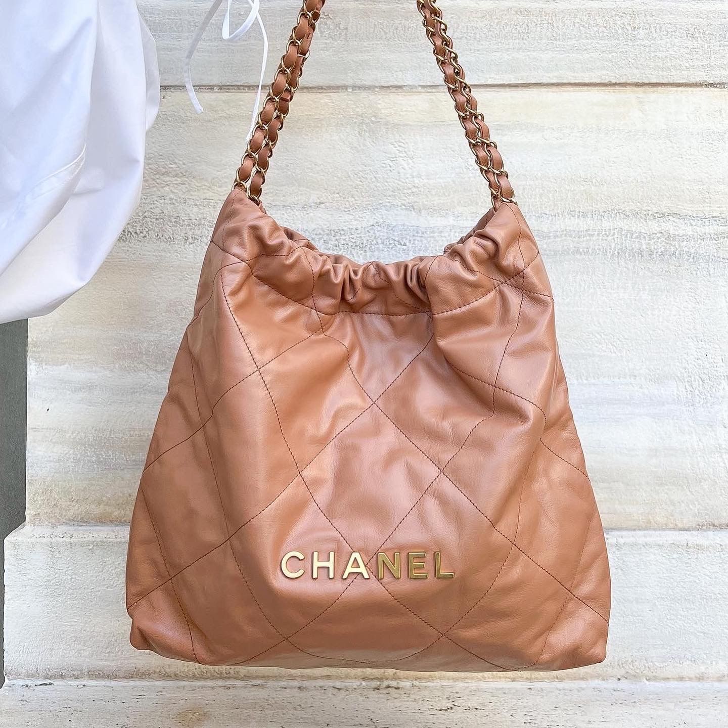 超美品 CHANEL CHANEL22 シャネル シャネル22 ブラウン レディース