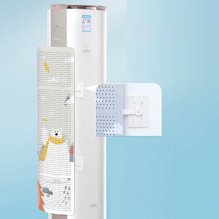 エアコン 風よけ タワーファン 風除け カバー 風向き調整 縦型