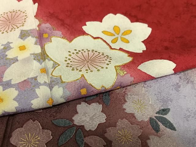 平和屋着物○豪華振袖 駒刺繍 舞桜 暈し染め 金彩 正絹 逸品  