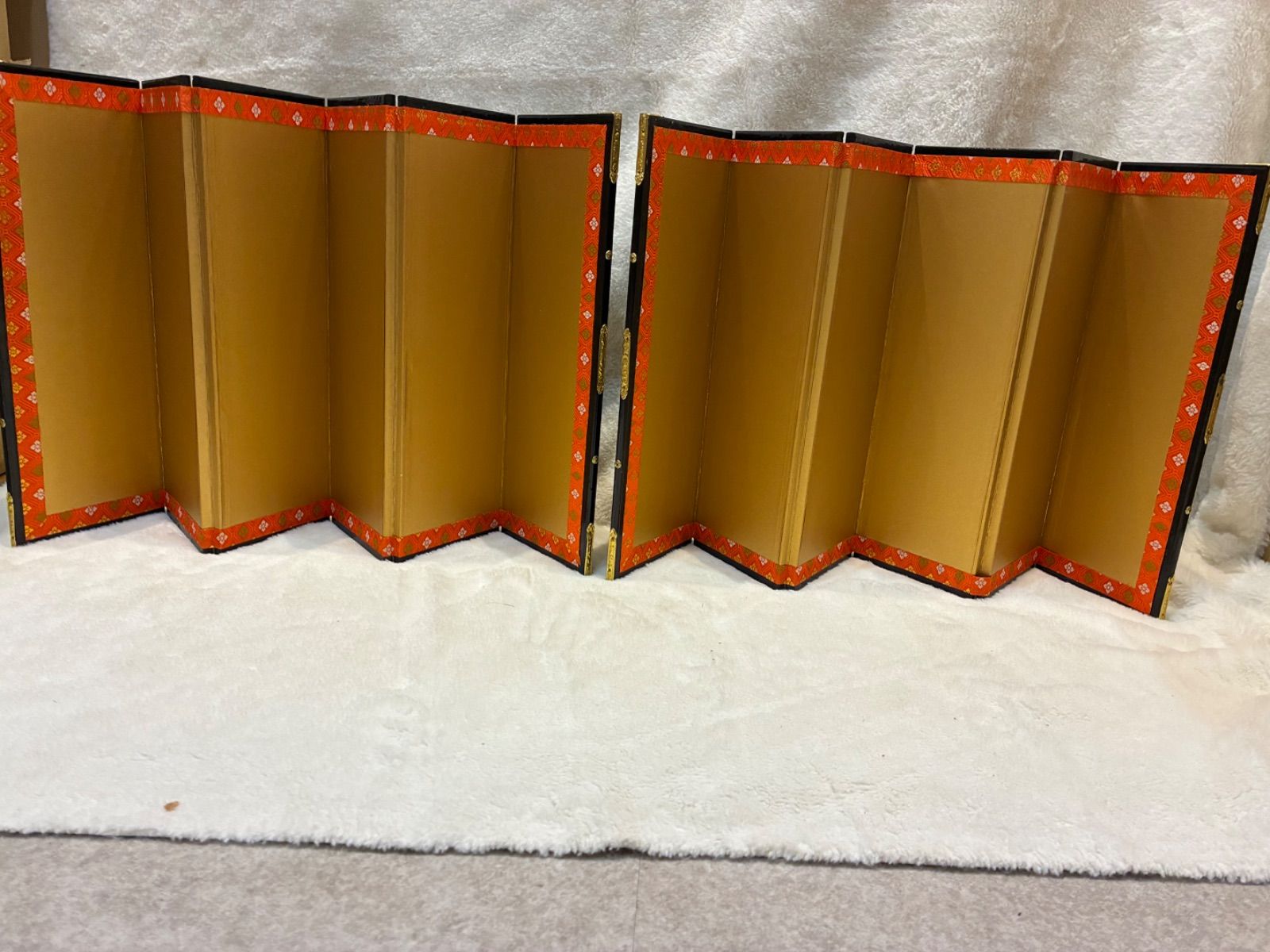 御屏風 金屏風 六曲一双 日本伝統工芸品 金沢箔