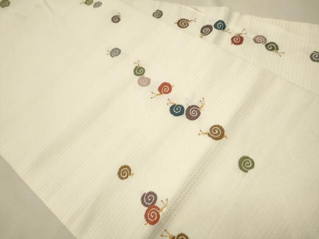 平和屋着物●九寸名古屋帯　カタツムリ　正絹　逸品　CAAR7806hy 平和屋着物○九寸名古屋帯 カタツムリ 正絹 逸品 CAAR7806hy - メルカリ