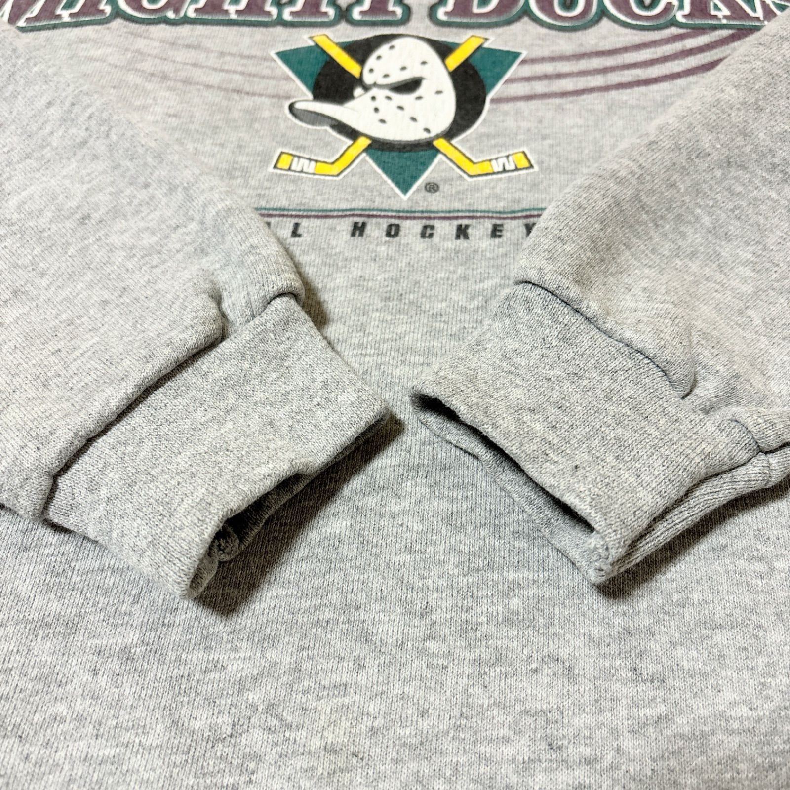 当時物 90s NHL 人気 マイティーダックス スウェットトレーナー XL