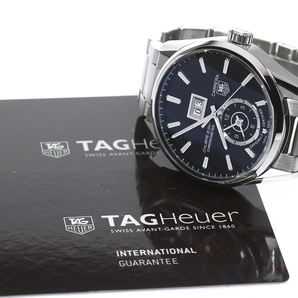 タグホイヤー TAG HEUER WAR5010.BA0723 カレラ グランドデイト GMT キャリバー8 自動巻き  メンズ良品保証書付き_808060 - メルカリ