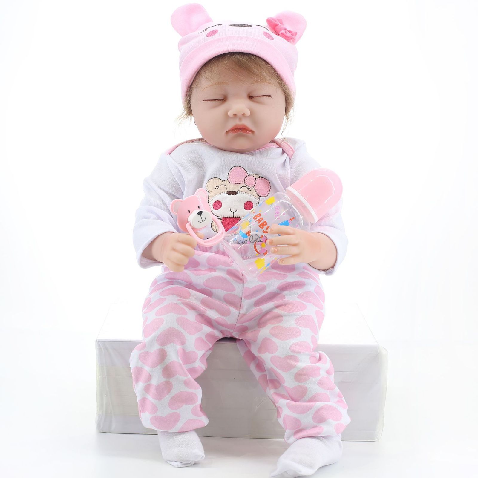 ★新品★リボーンドール フルシリコン 超リアルベビーちゃん 女の子 洋服付き Amazon | MOTLEYBEAN リボーンドール リアル 赤ちゃん人形