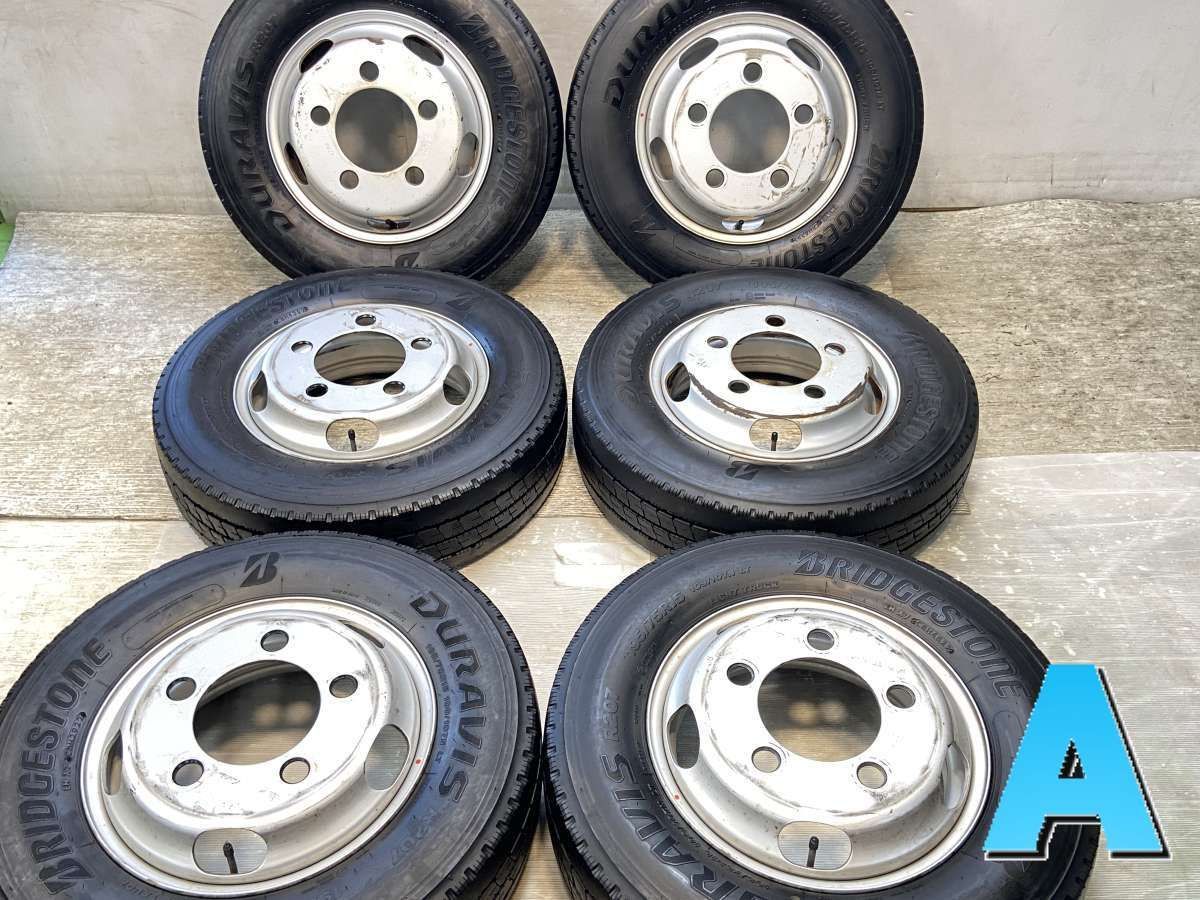 195|75R15 109|107LT ブリヂストン デュラビスR207 TOPY 15x5.0 116.5ｍｍ 203.2-5穴 タイヤ サマータイヤ ホイールセット 6本セット s15250620800