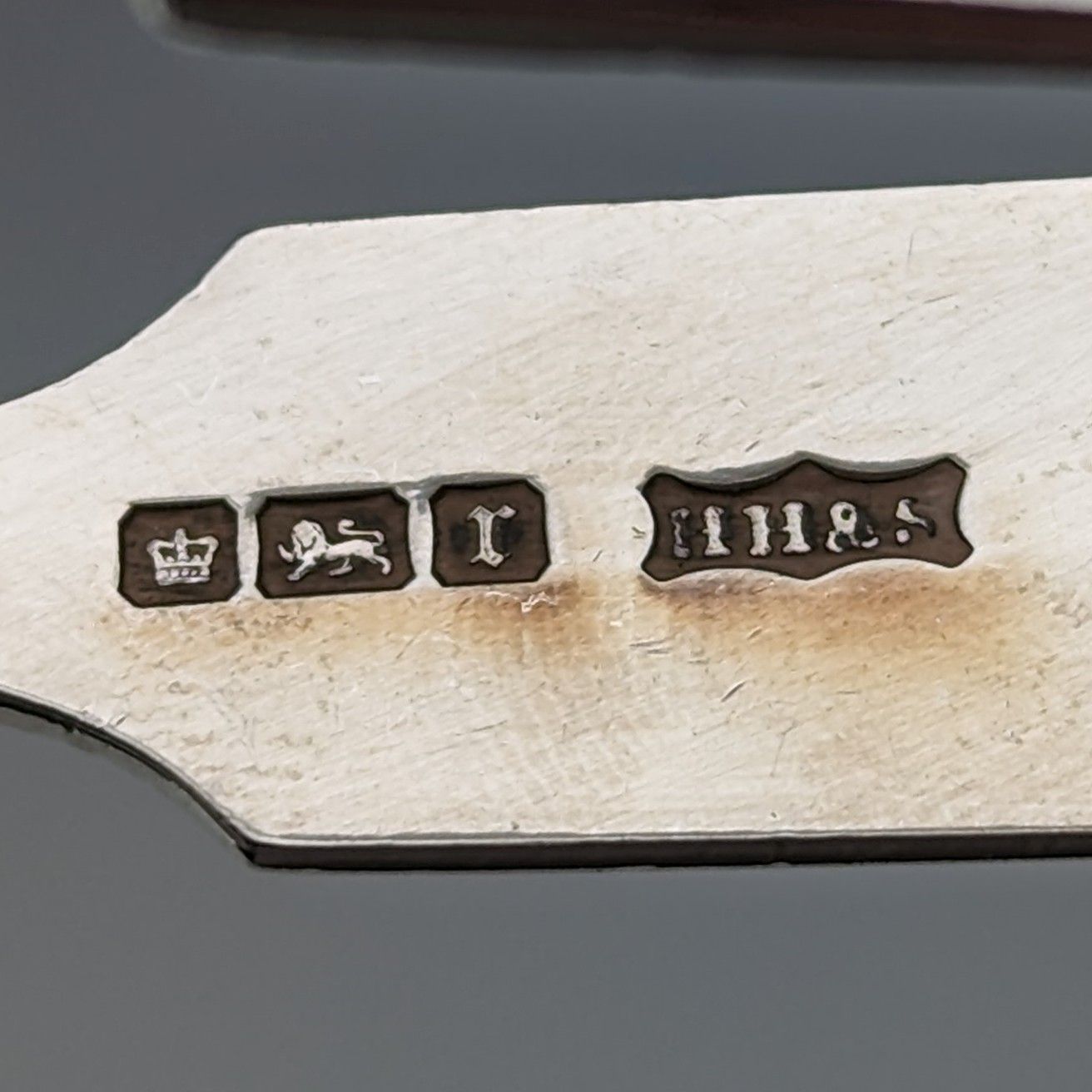 1909年 英国アンティーク 純銀製 シュガートング 35g Henry