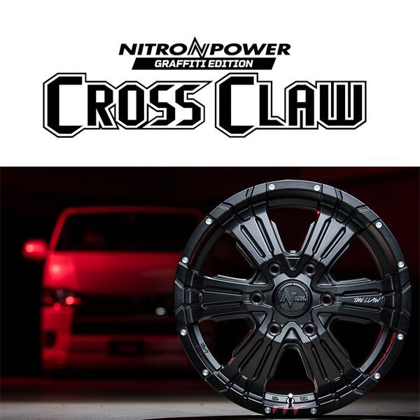 ナイトロパワー クロスクロウ　 ジムニー用　4本 ナイトロパワー クロスクロウ ジムニー用 4本 ジムニー JB64専用